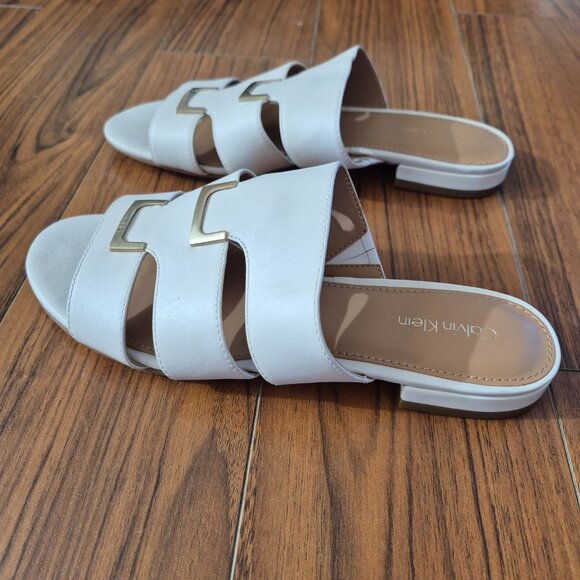 Calvin Klein Size 7.5 Woman's Slide Sandals - Picture 2 of 7